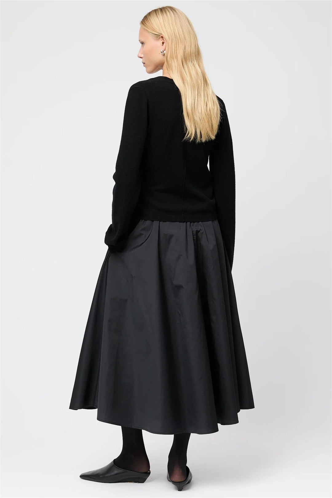 Ballet Wrap Cardigan Jet Black