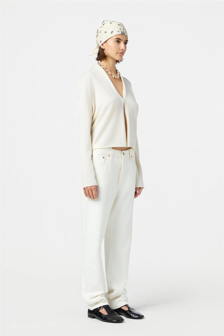 Stealth Cashmere Cardigan Cream