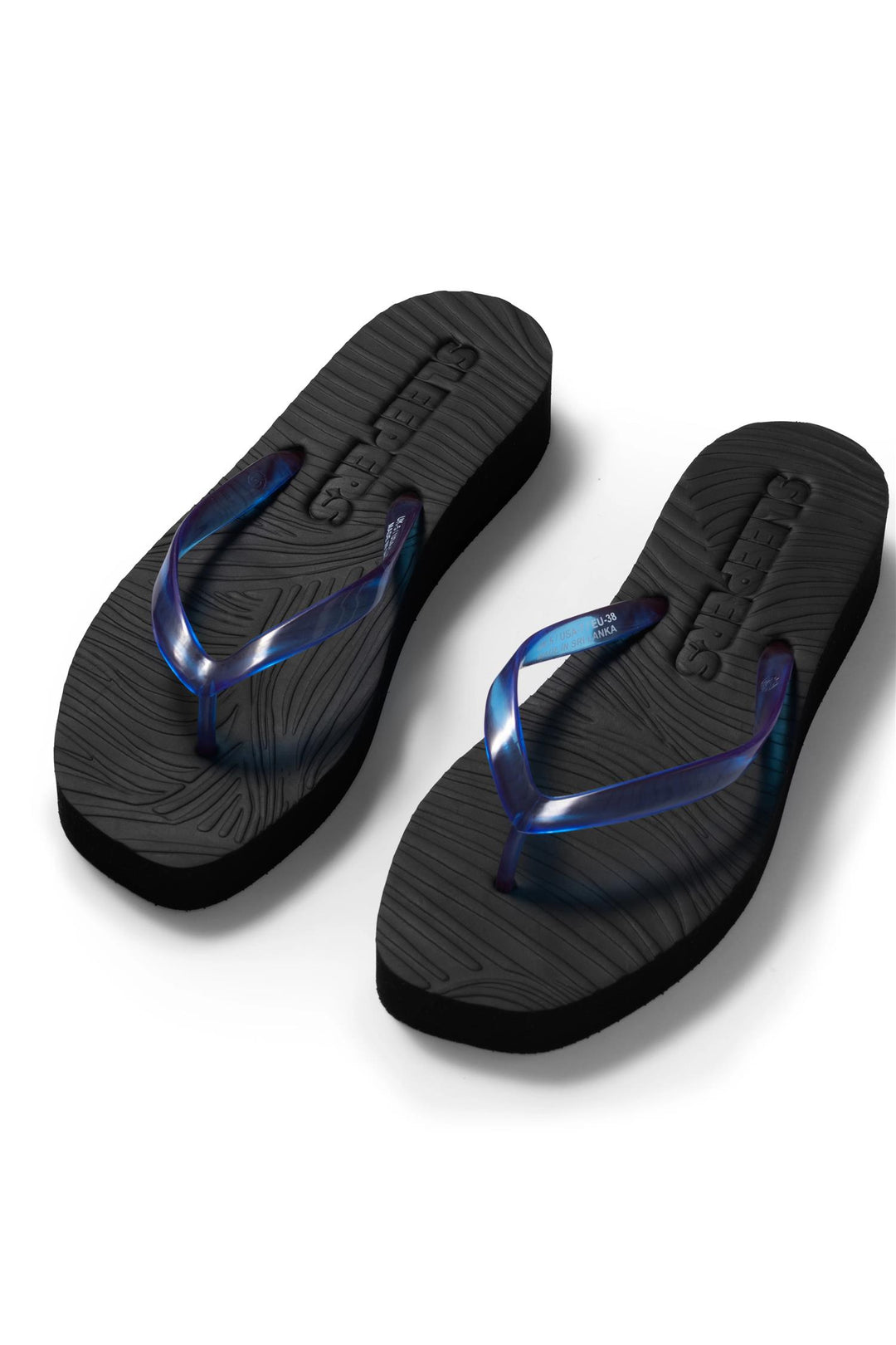 Tapered Platform Black Luminous Trans