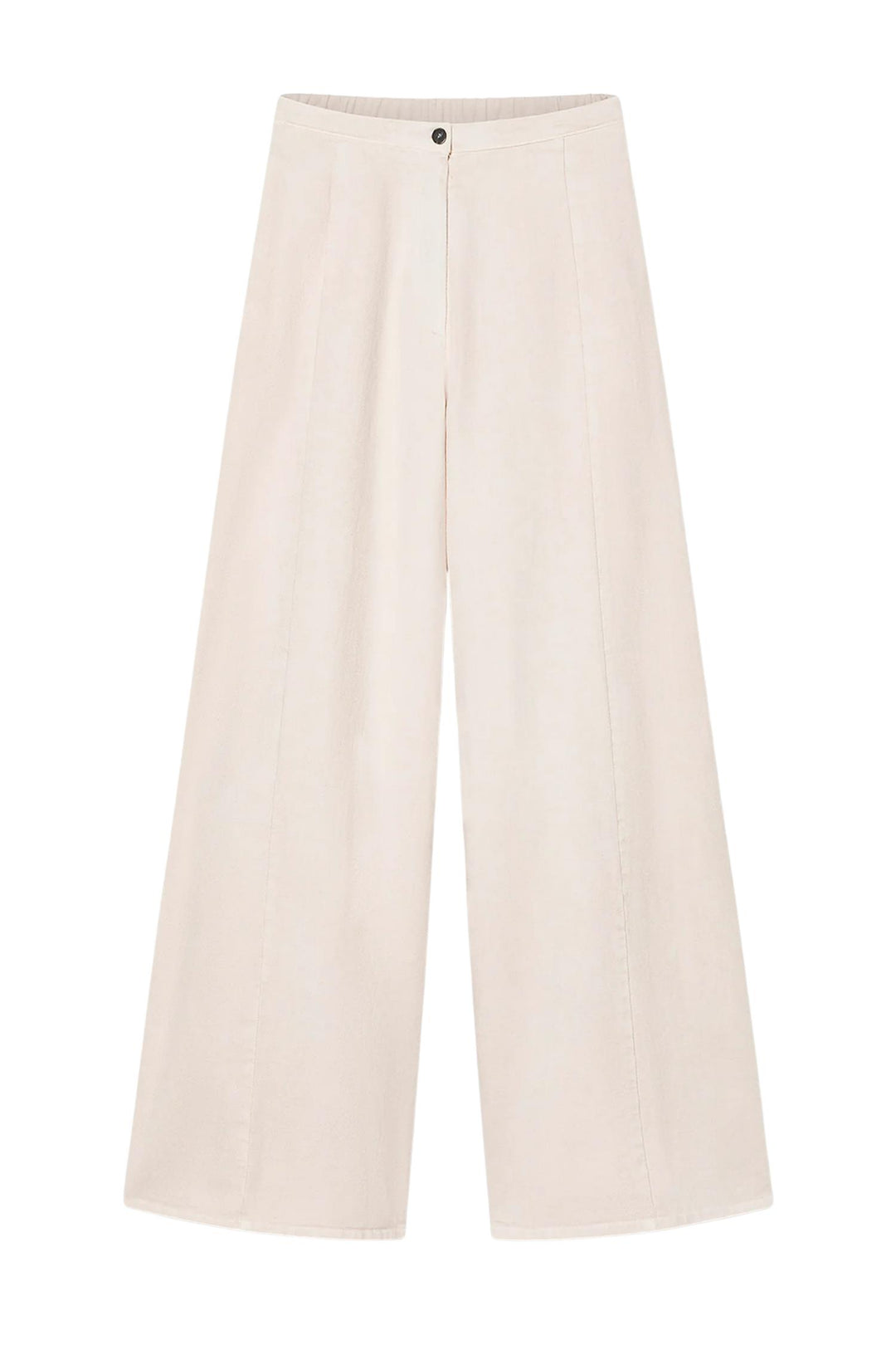 Fluid Cotton Twill Wide Leg Pants Seta