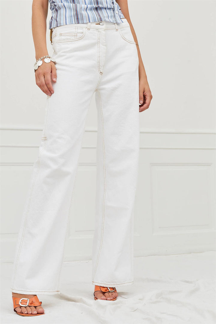 Salma Jeans White