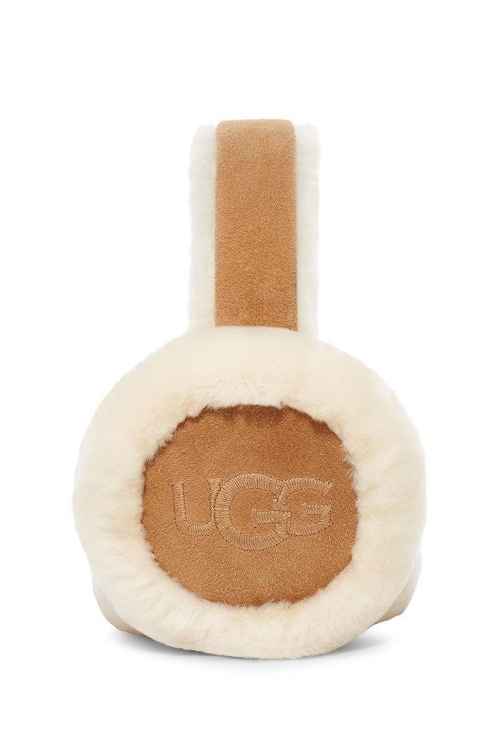 Embroidered Logo Earmuff Chestnut