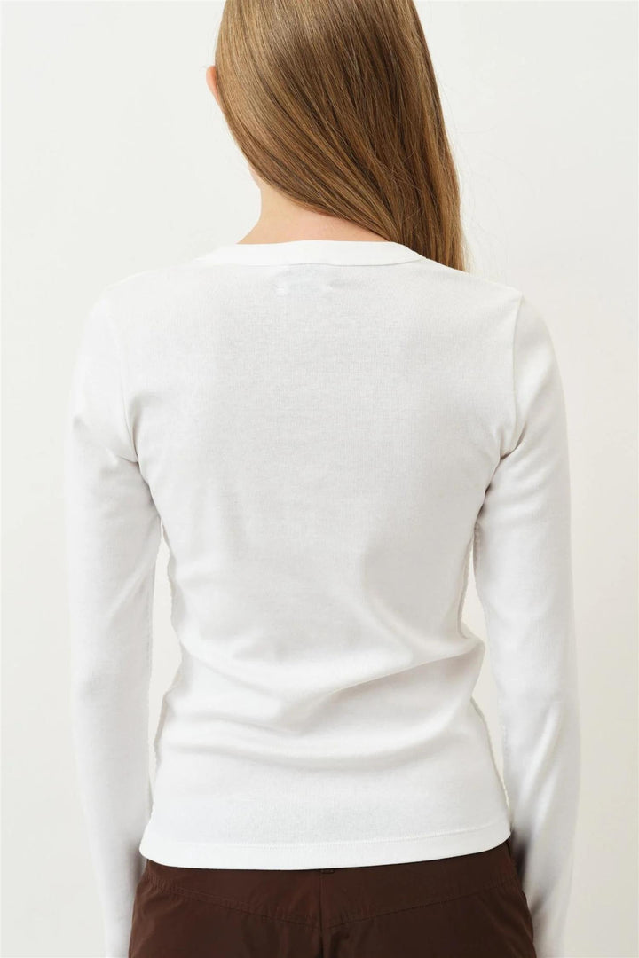 Eloise Longsleeve T-Shirt White