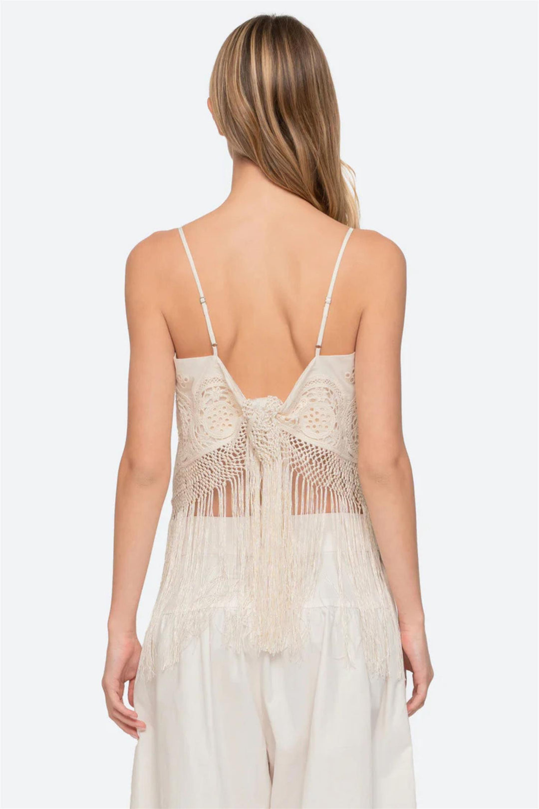 Rafina Eyelet Top Cream