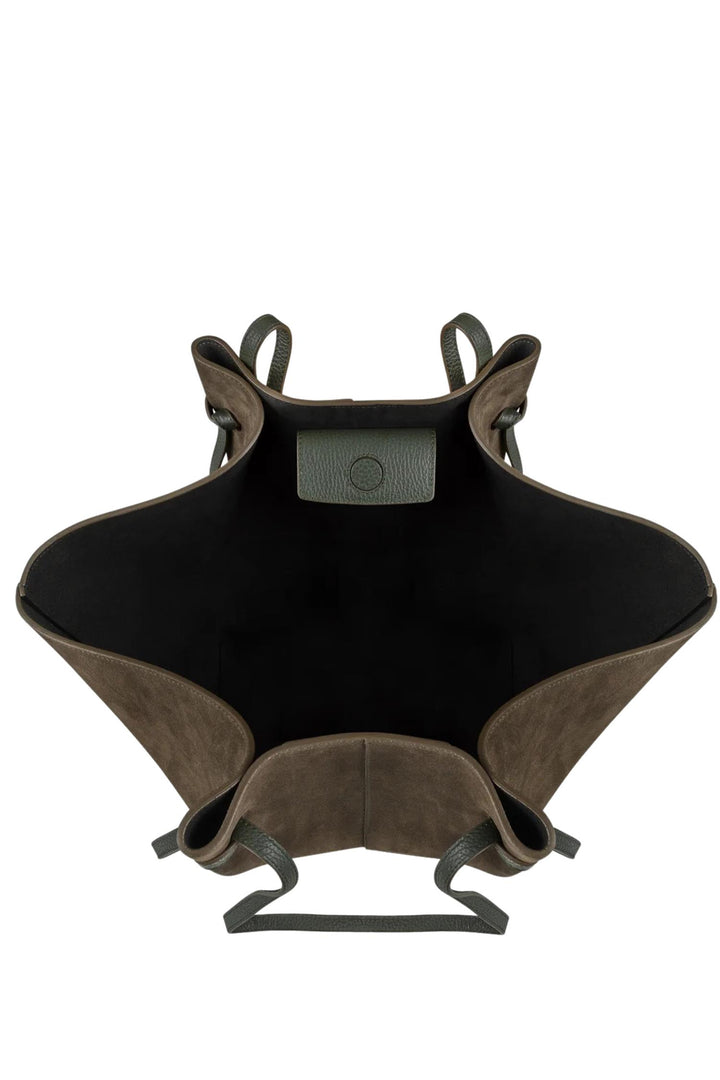 Large Mochi Suede Leather Agave