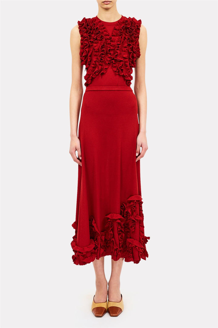 Vesna Sleveless Jersey Top Claret