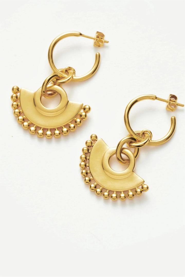 Zenyu Chandelier Hoop Earrings