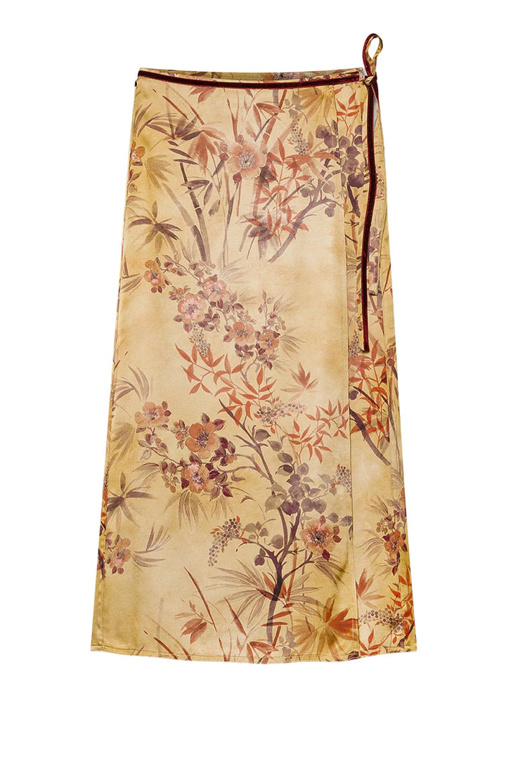 Le Bambou Secret Sarong Skirt Heliodore