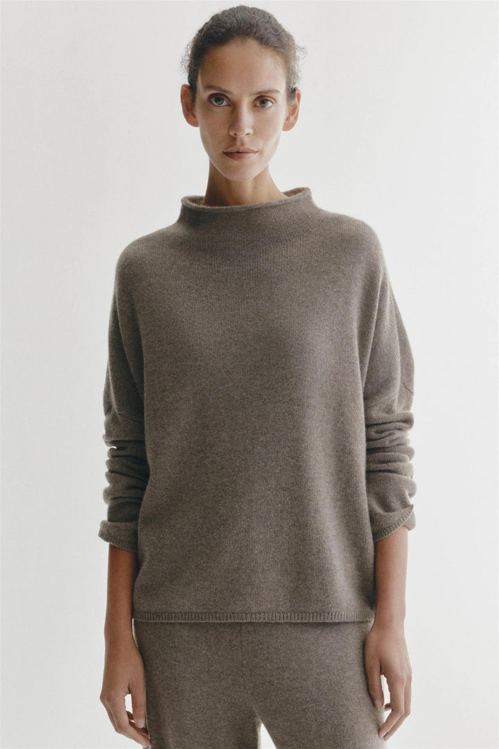 Sandy Cashmere Sweater Truffle