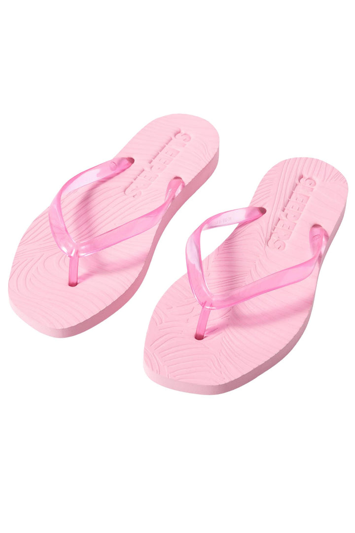 Tapered Platform Transparent Pink Sorbet