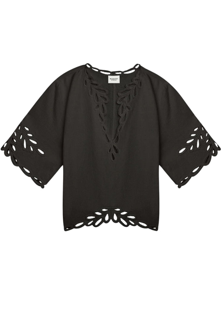 Shana Top Faded Black