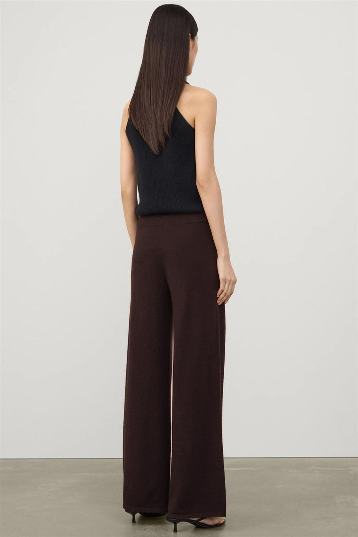 Sofi Cashmere Pants Dark Oak