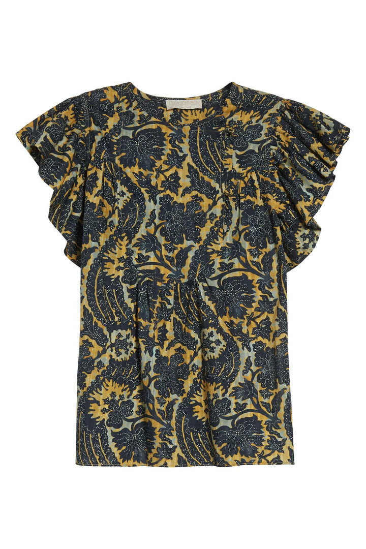Sienna Flutter Sleeve Top Luna