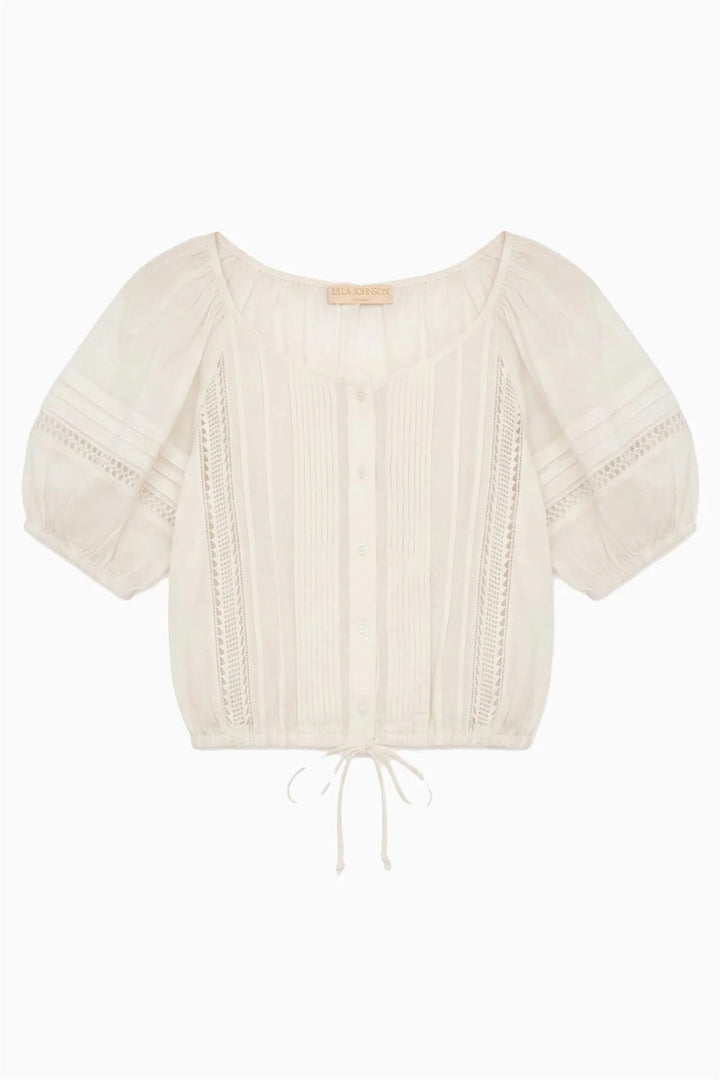 Clara Short Sleeve Top Pristine