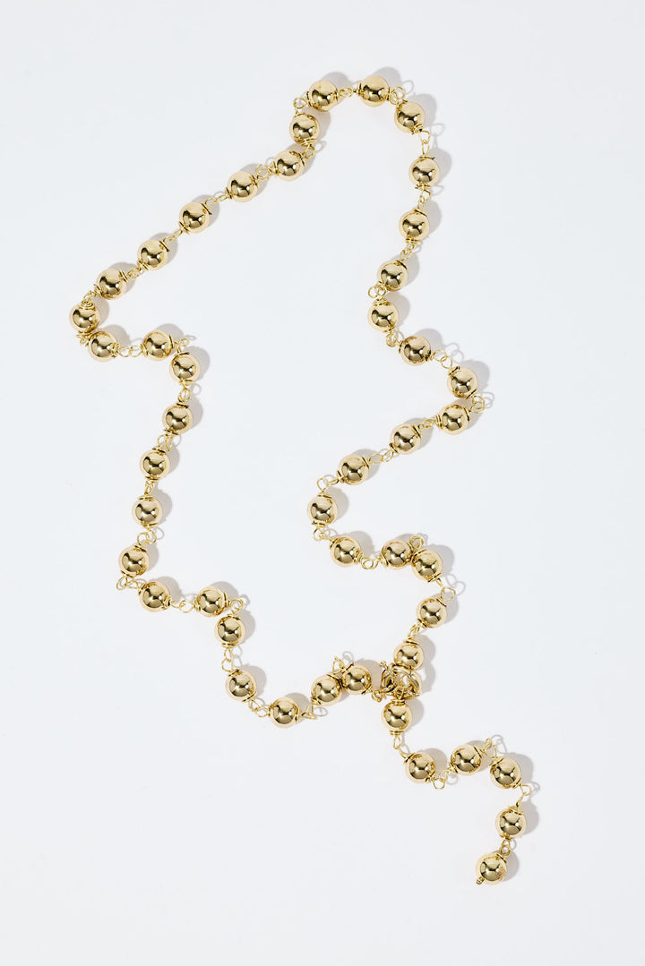 Tiny Sphere Chain Gold