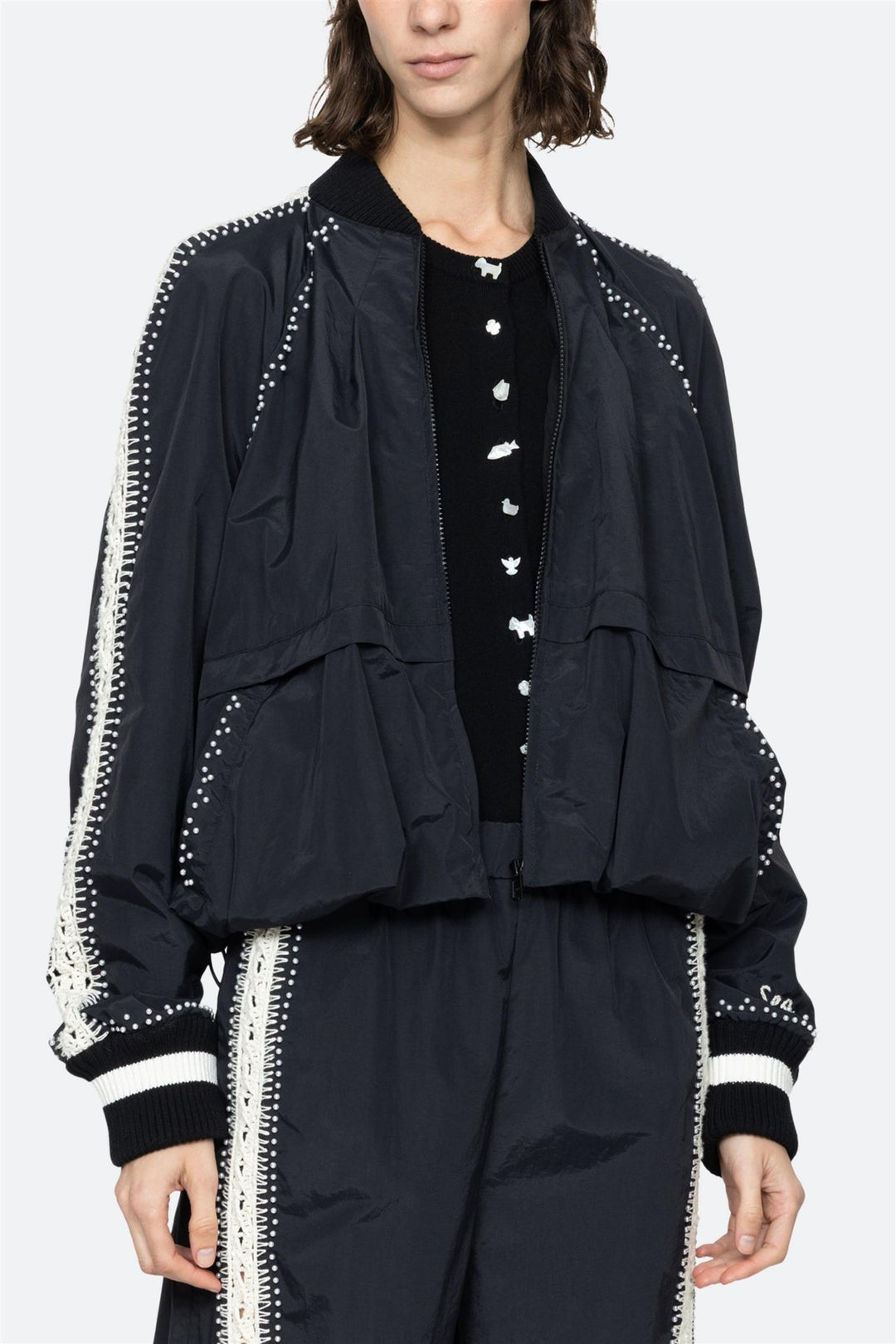 Alberta Pearl Jacket Black