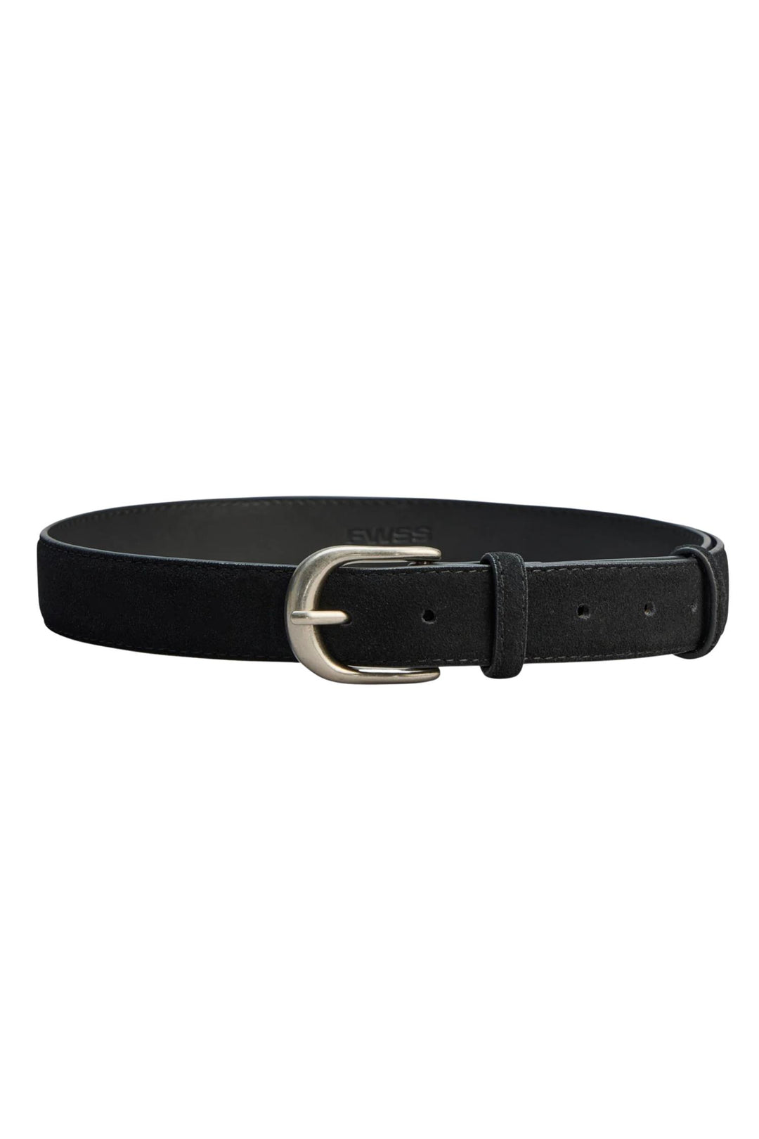 Everyday Suede Belt Jet Black