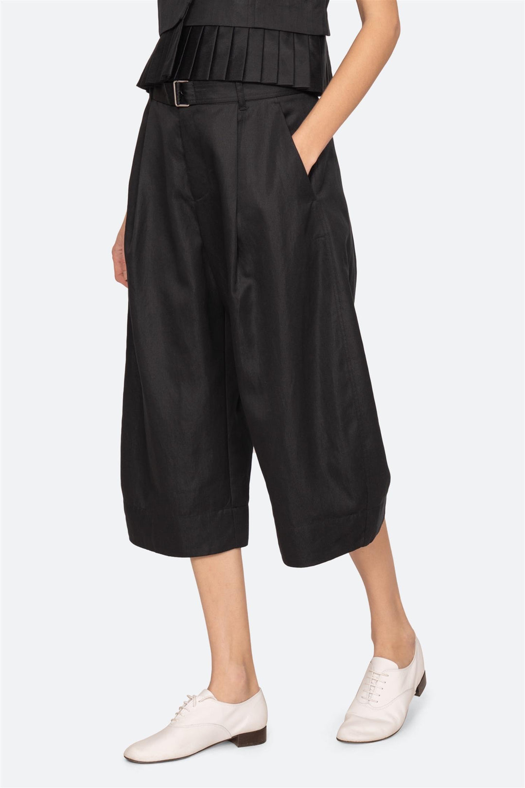 Angelina Suiting Culotte Pant Black