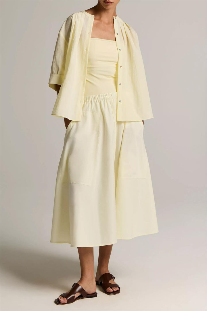 Pocket Full Skirt Sun Petal