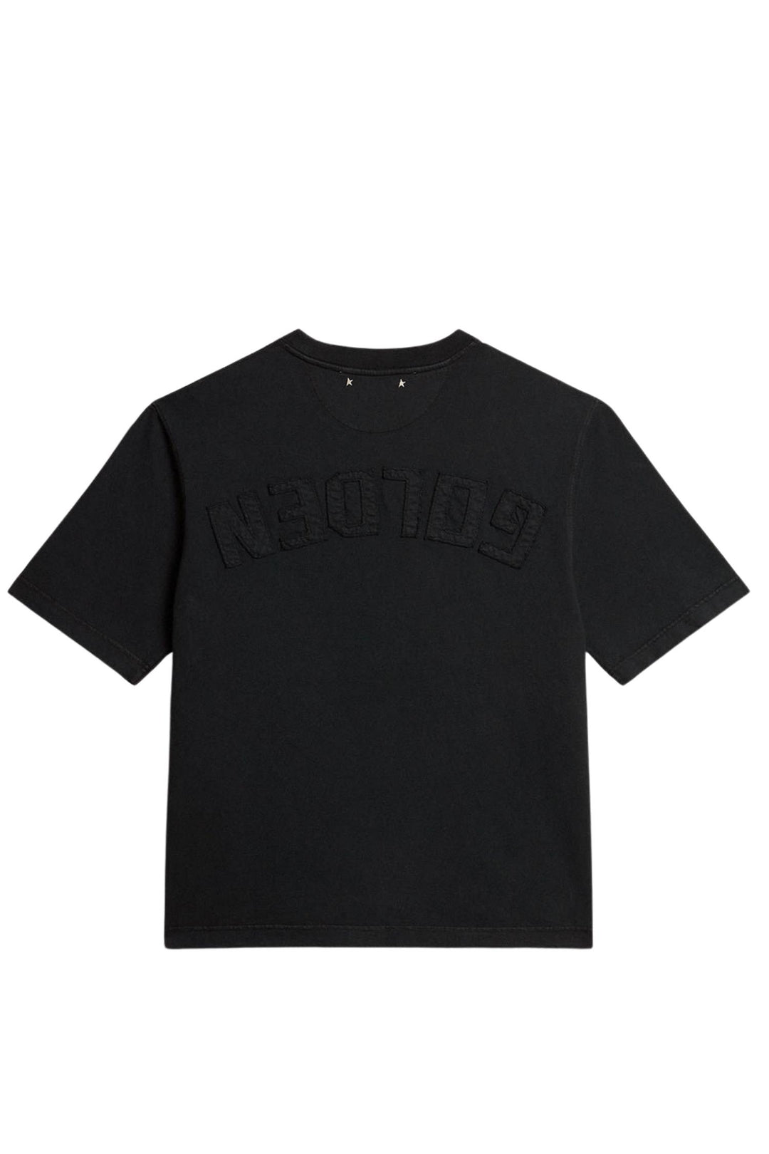 Relaxed Fit Logo Patch T-Shirt Washed Black