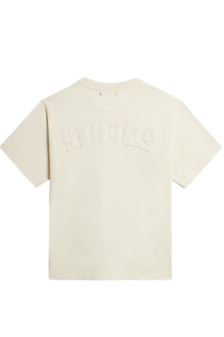 Relaxed Fit Logo Patch T-Shirt Heritage White
