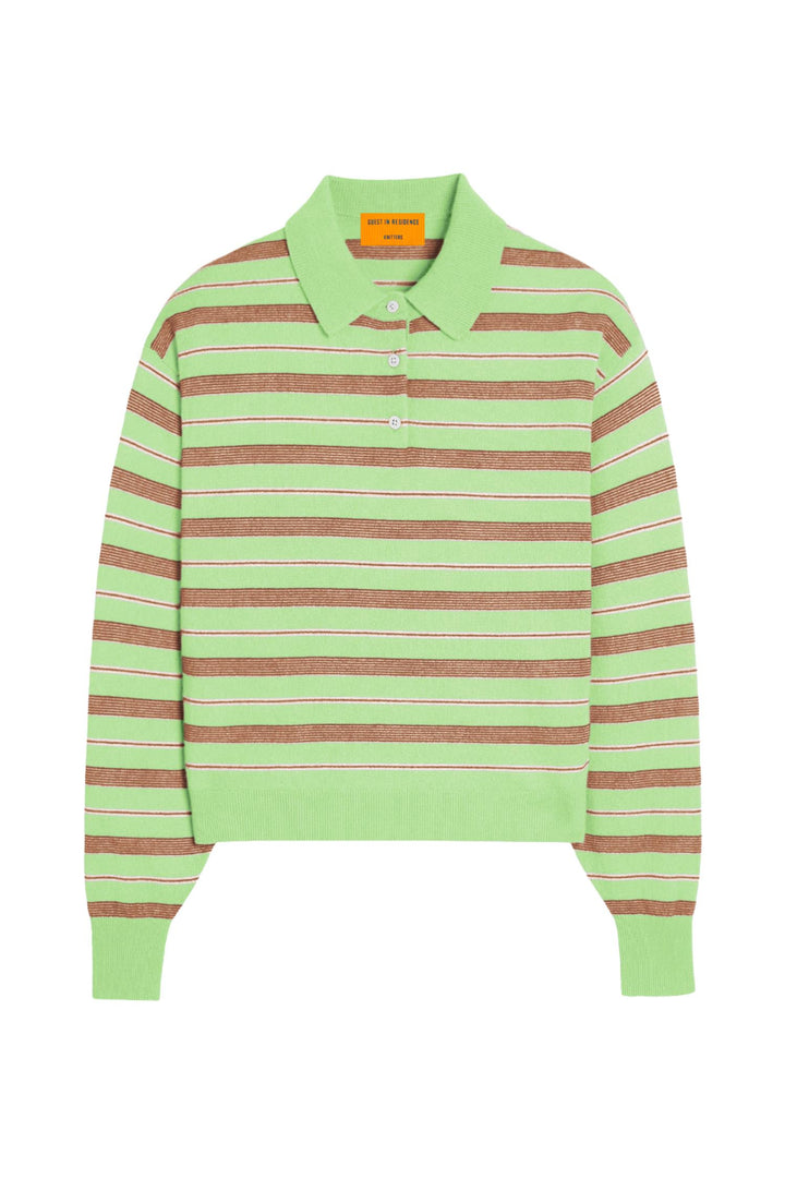 Collegiate Stripe Polo Mint Combo