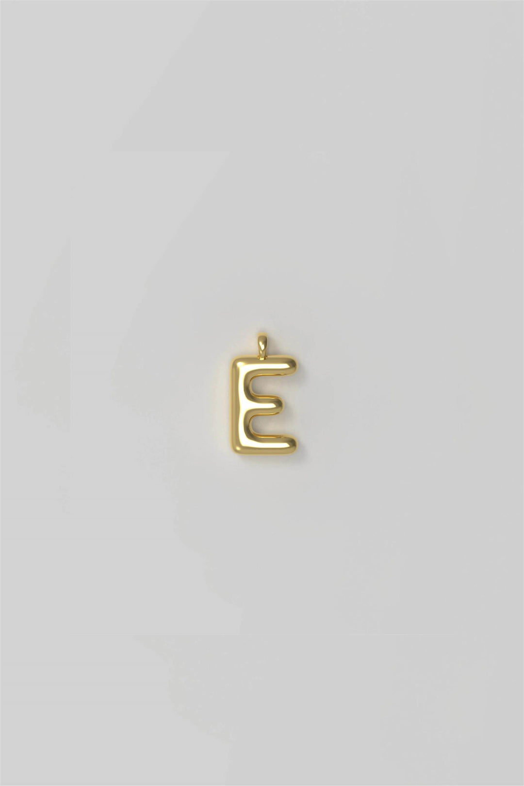 Letter Charm Small Plated