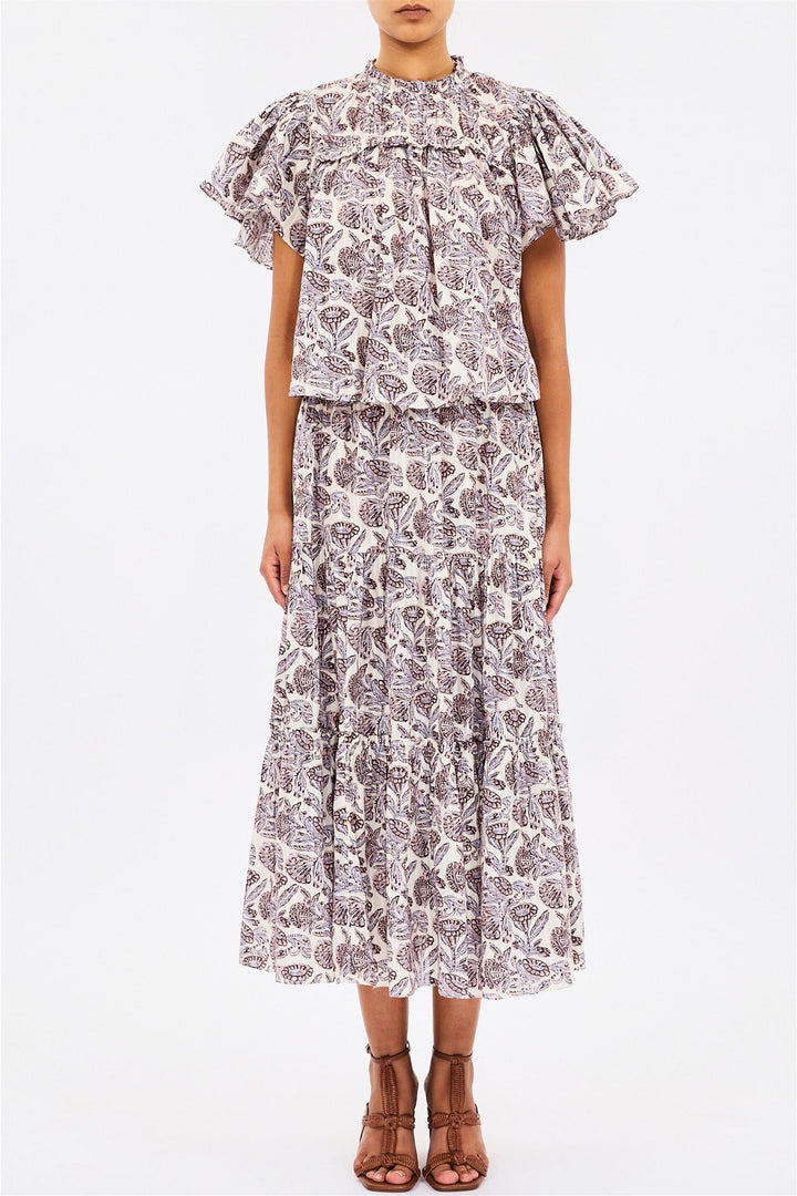 Nessa Midi Skirt Meadow