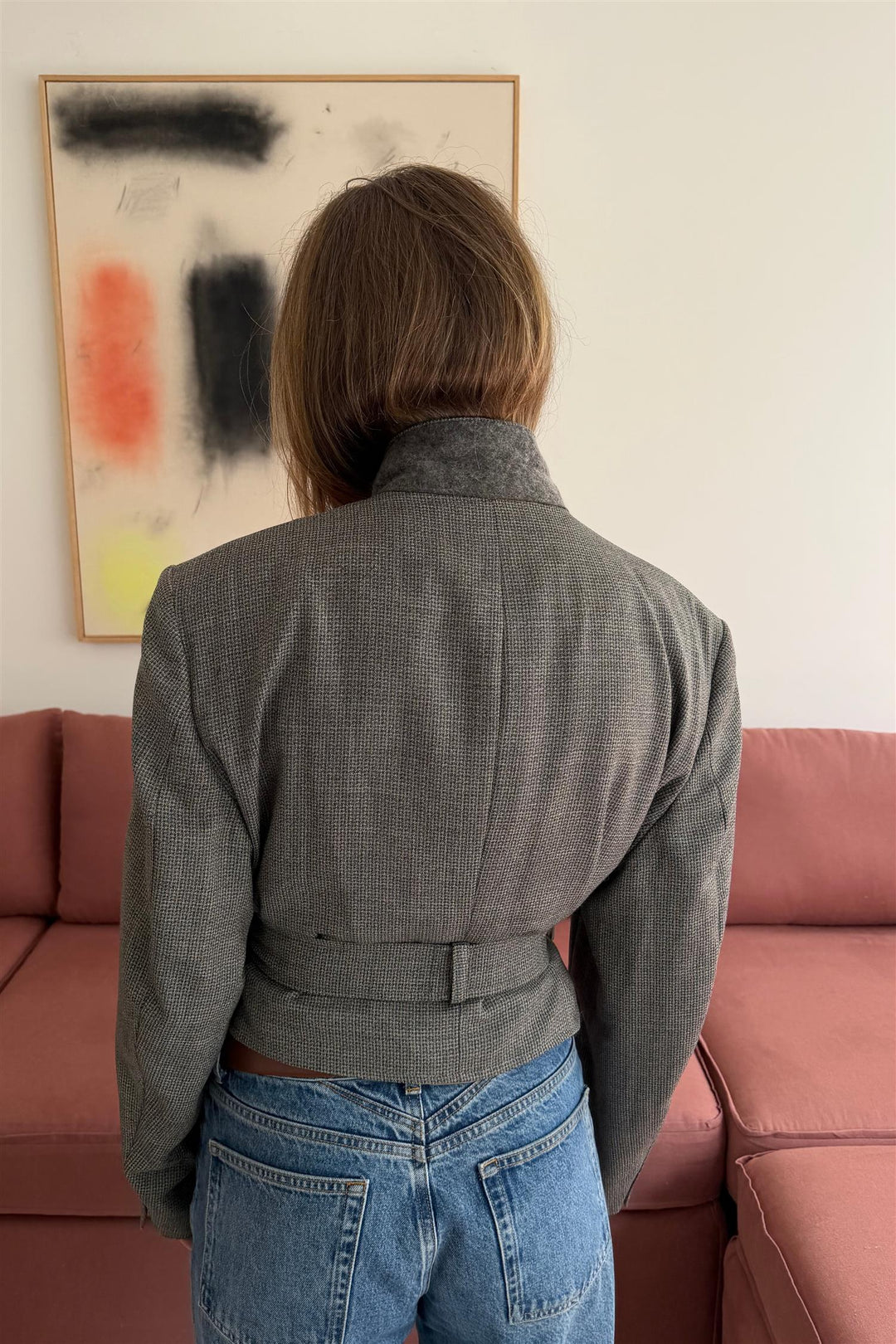 Belted Cropped Blazer BCB1325