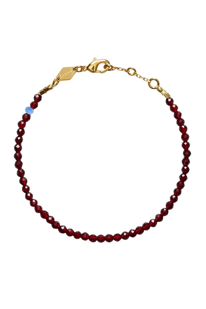 Tan Line Bracelet Deep Burgundy