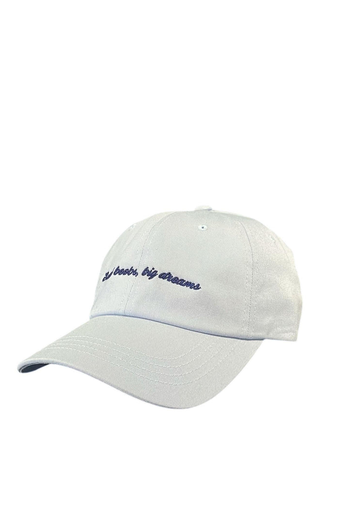 Small Boobs, Big Dreams Cap Light Blue