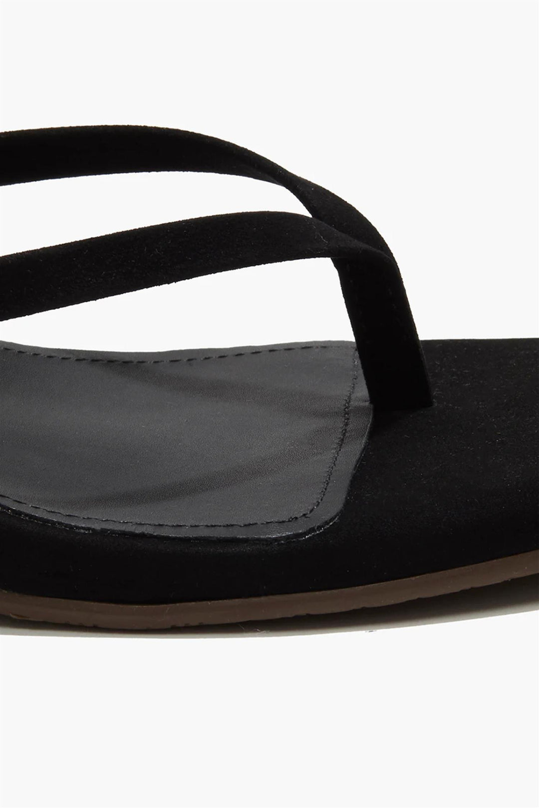 Square Toe Julia Kitten Heel Black Suede