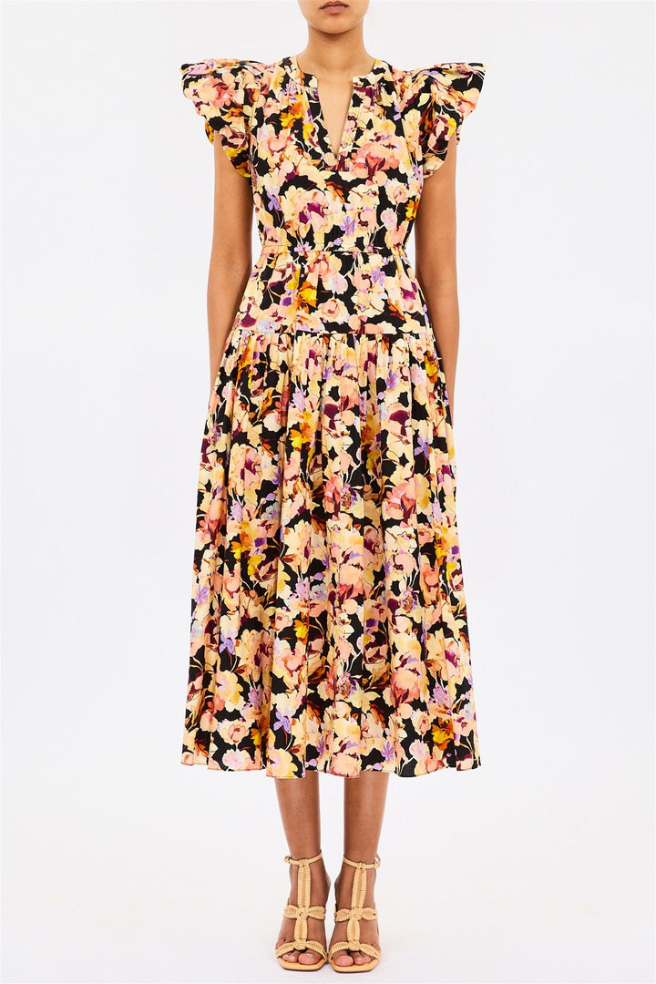 Marin Midi Dress Night Bloom