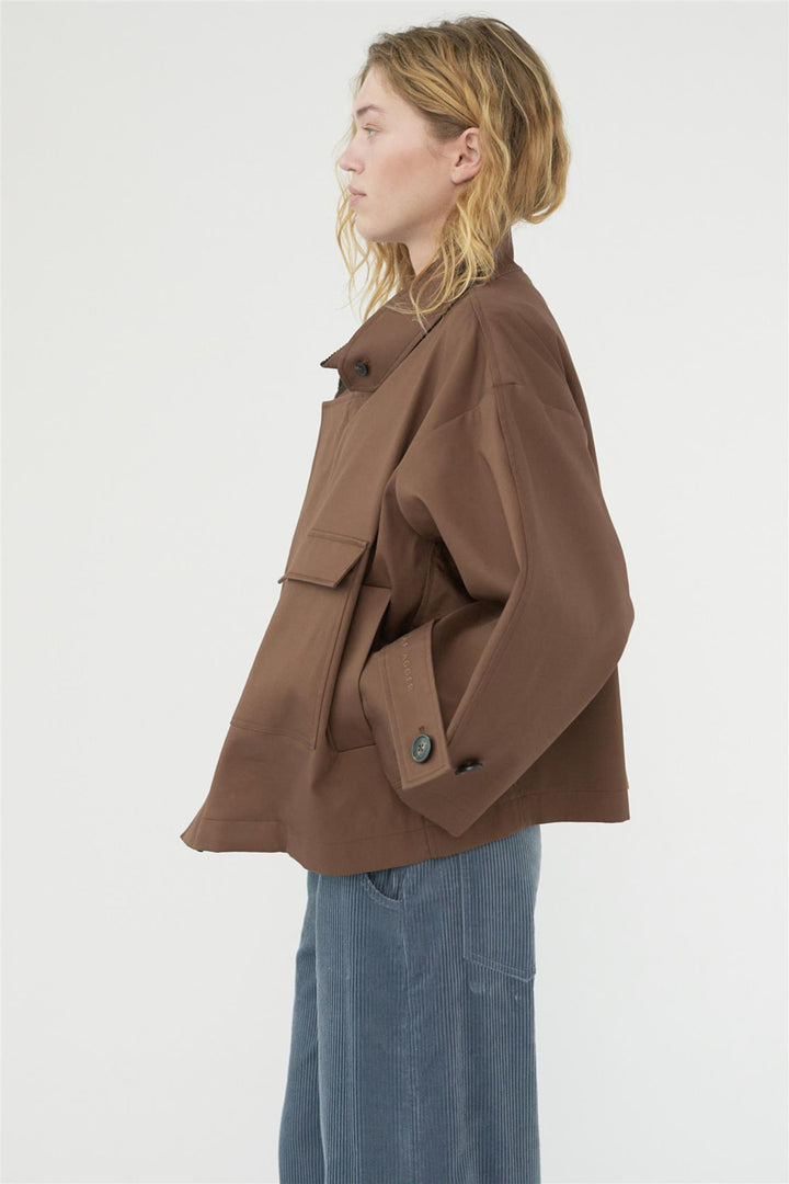 Water Resistant Jacket Dusty Brown