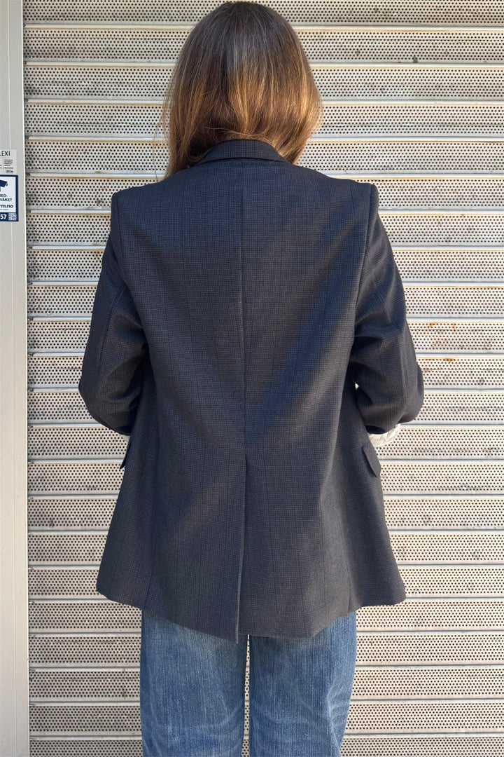Single Breasted  Blazer Dark Grey Size 34