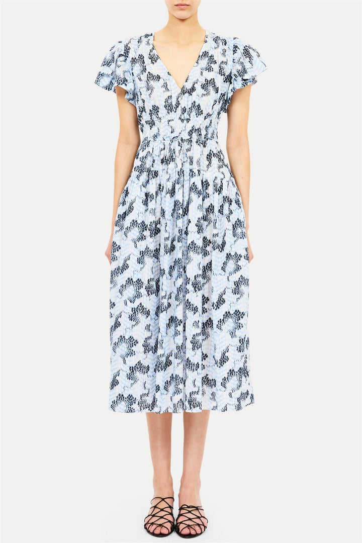 Lyria Short Sleeve Dress Ciel
