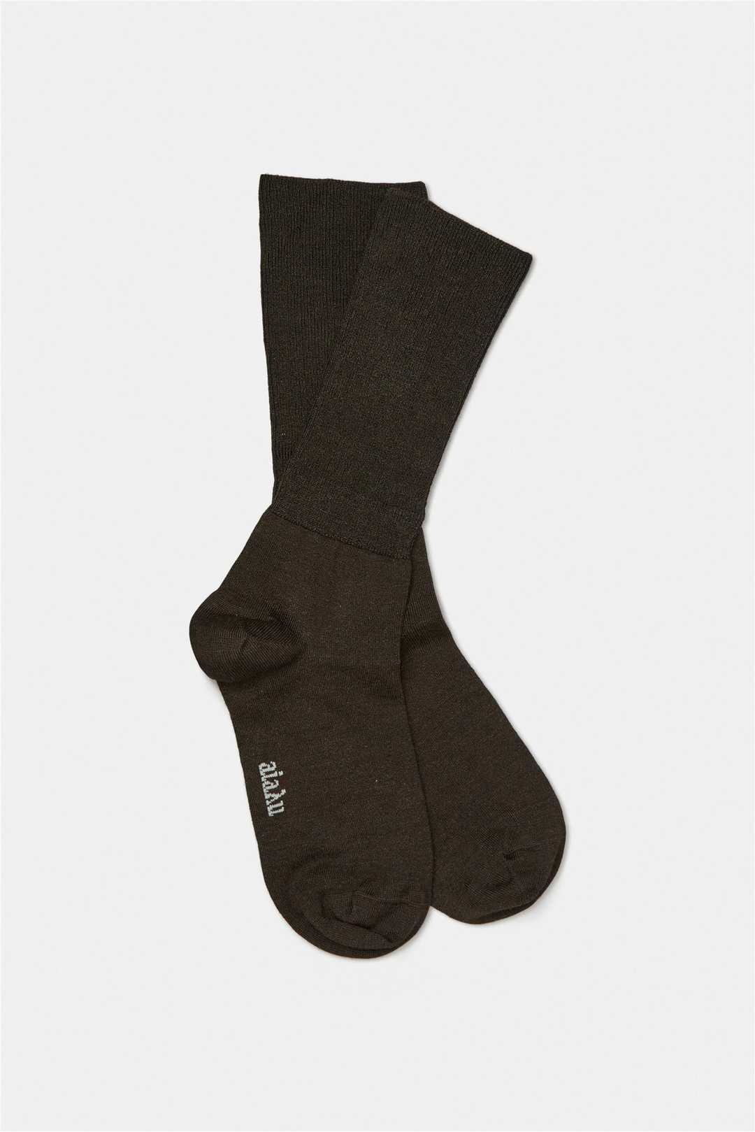 Silk Socks Dark Brown