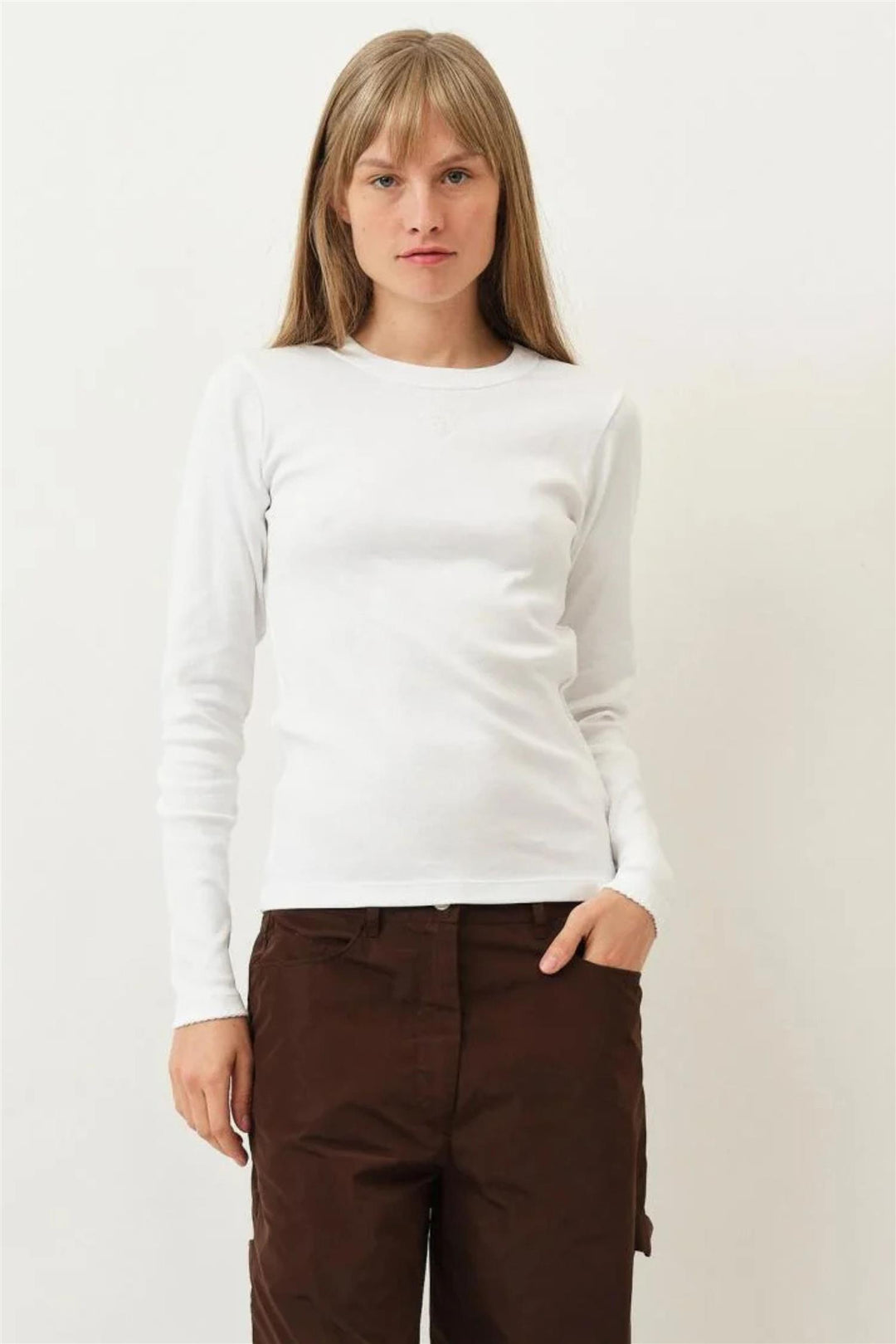 Eloise Longsleeve T-Shirt White