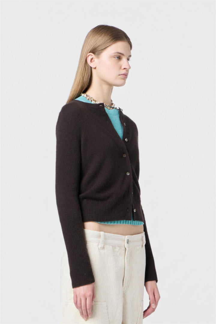 Jane Cardigan Burnt Cocoa