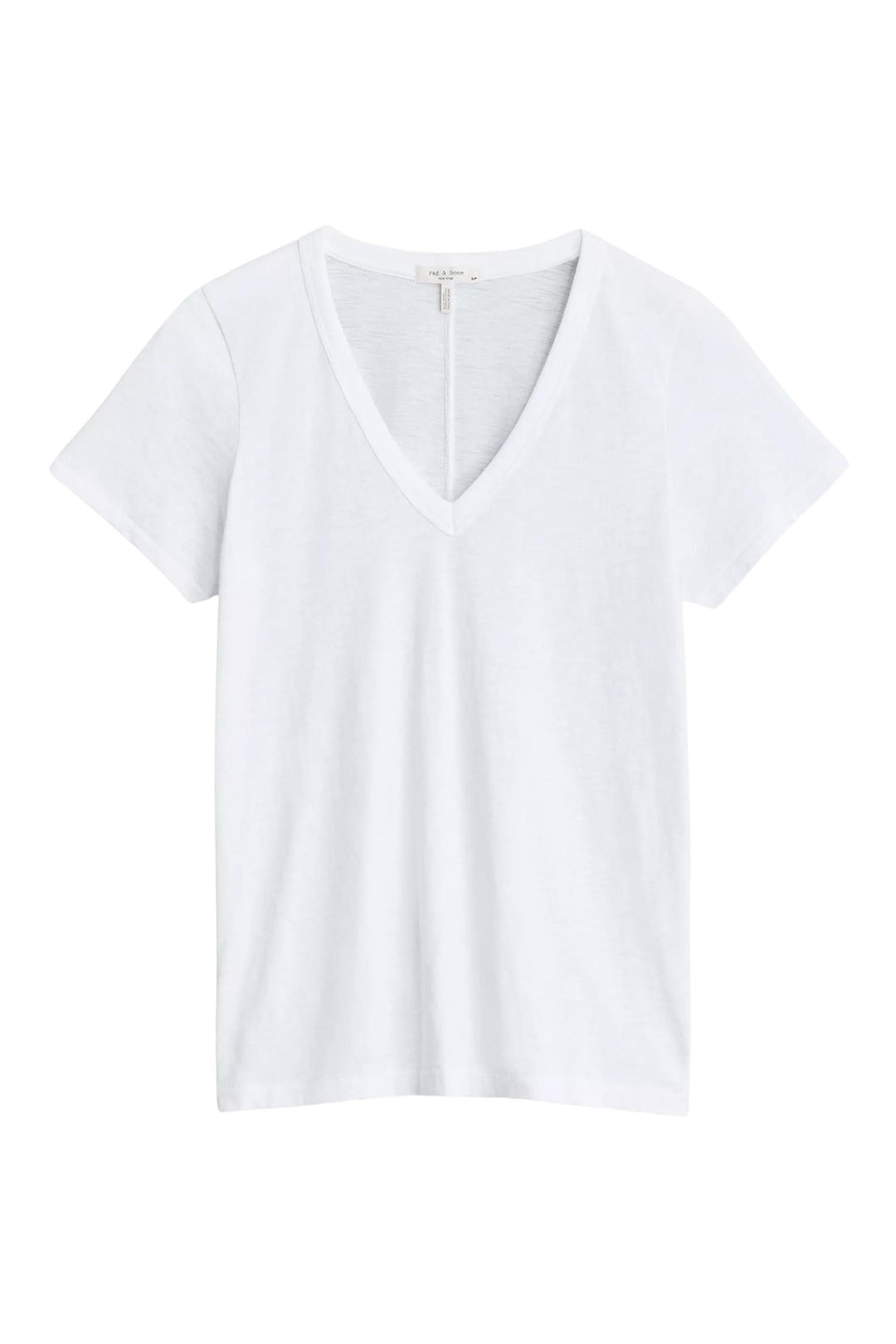 The Slub Vee Bright White