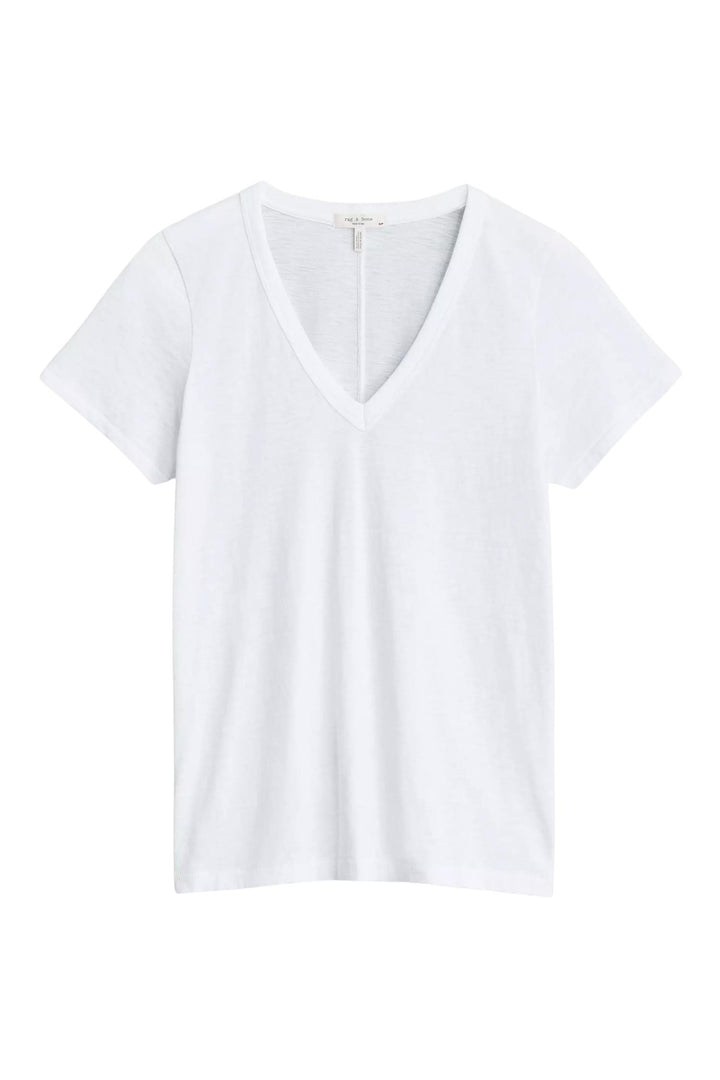 The Slub Vee Bright White