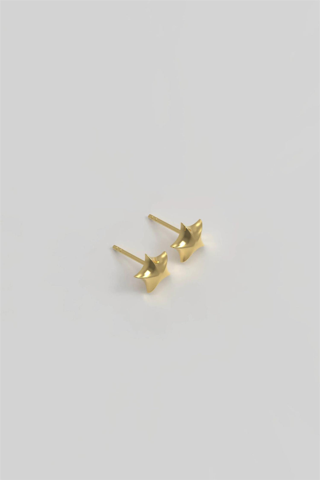 Star Ear Studs Plated