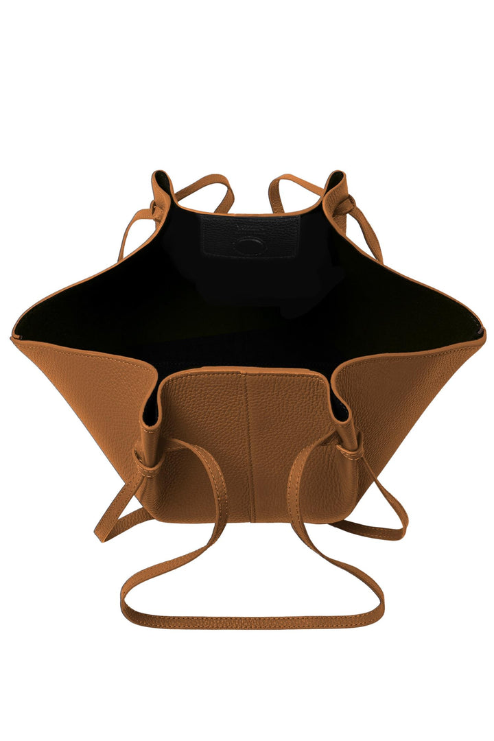 XL Mochi Pebble Grained Leather Hazel