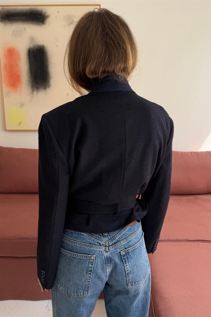 Belted Cropped Blazer BCB1545