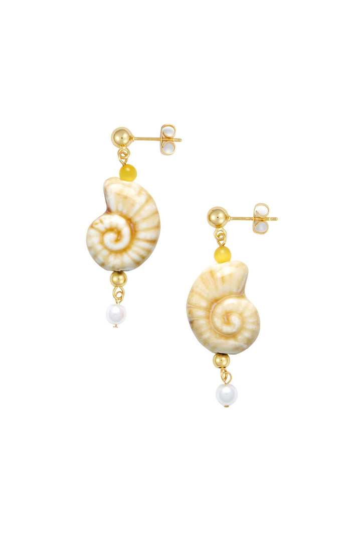 Seaside Earring Caramel Cream