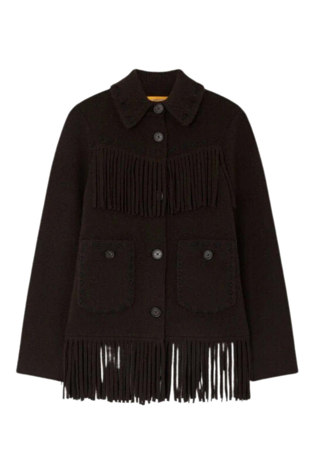 Western Fringe Jacket Burnt Cocoa
