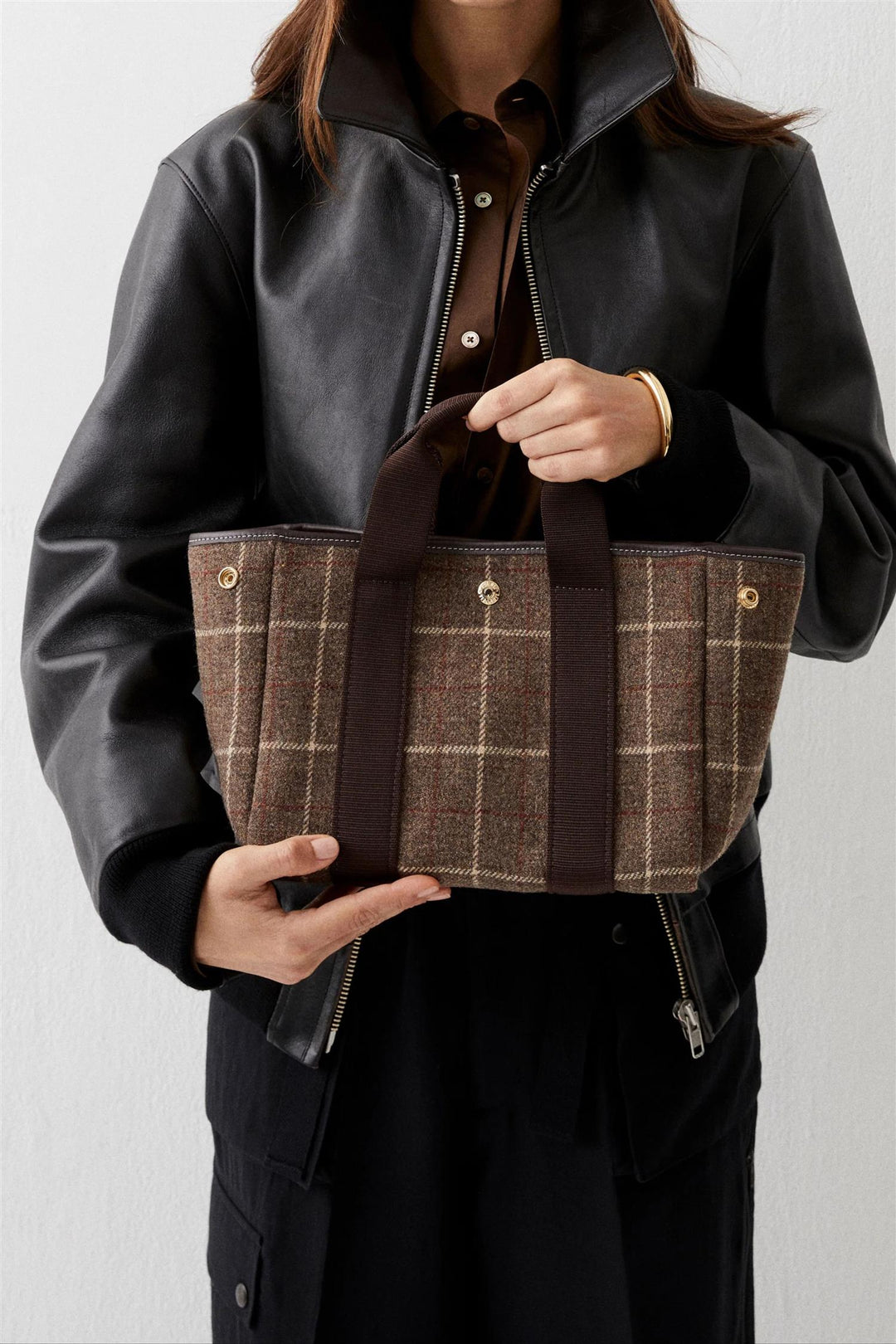 Traversée S Hunting Tweed 02 Brown
