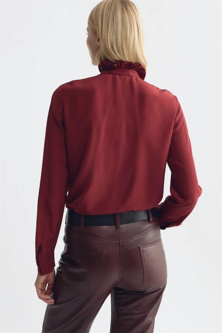 Lily Blouse Crimson