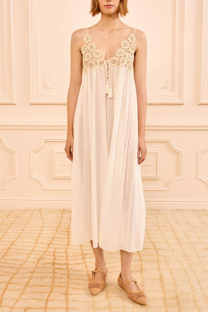 Zadie Coverup Dress Creme