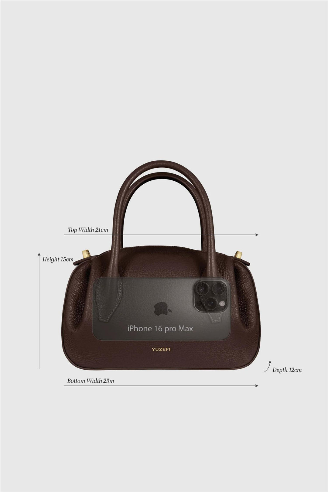 Oyster Mini Duffle Bag Espresso